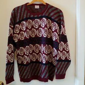Vintage 80s "grandpa" sweater size L